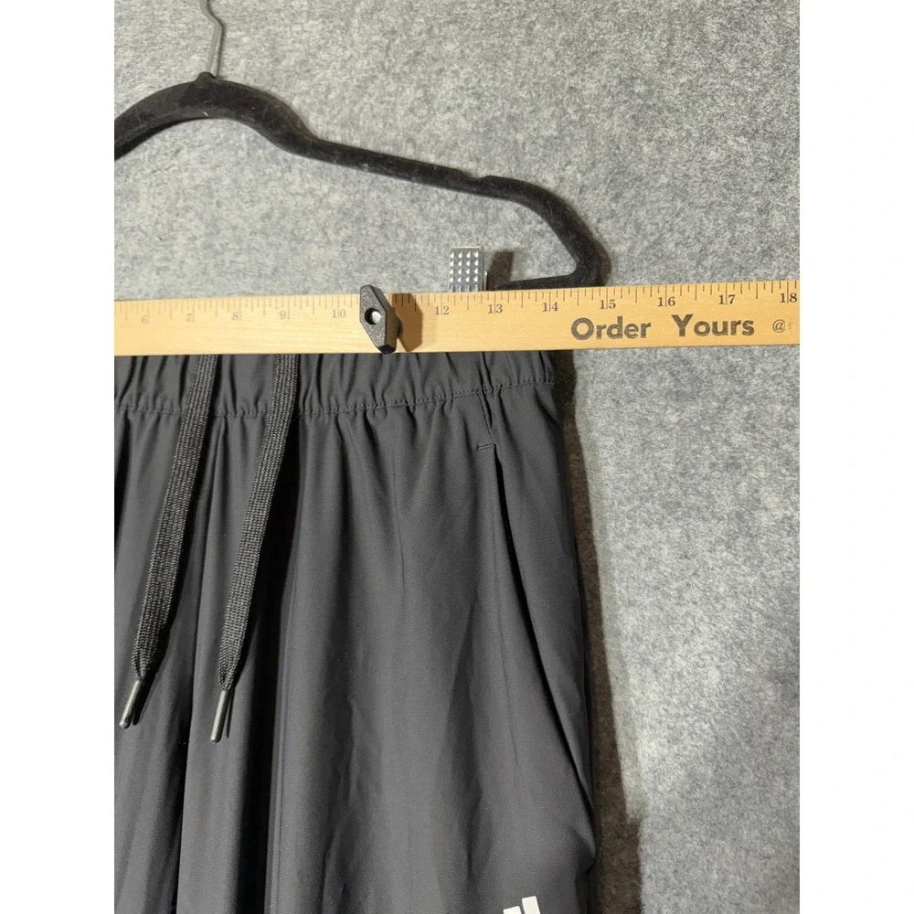 Adidas Golf Mens Large Black Lightweight Jogger Track Pants Training Athleisure